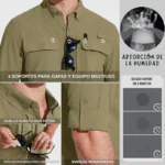 Camisa Outdoor con Protección Solar UPF 50+ - Imagen 4
